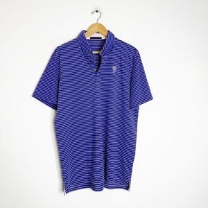 Greyson Striped Performance Golf Polo – Size Large
